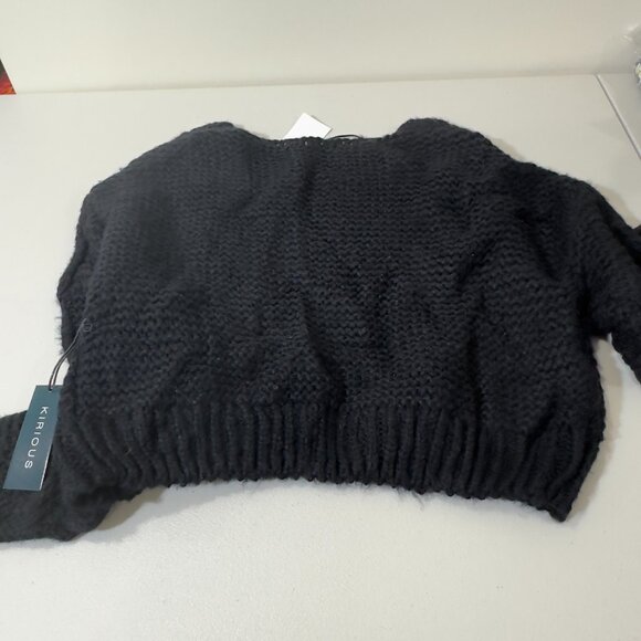 Kirious Cable Knit Oversize Open Front Sweater Size Large - Picture 7 of 12